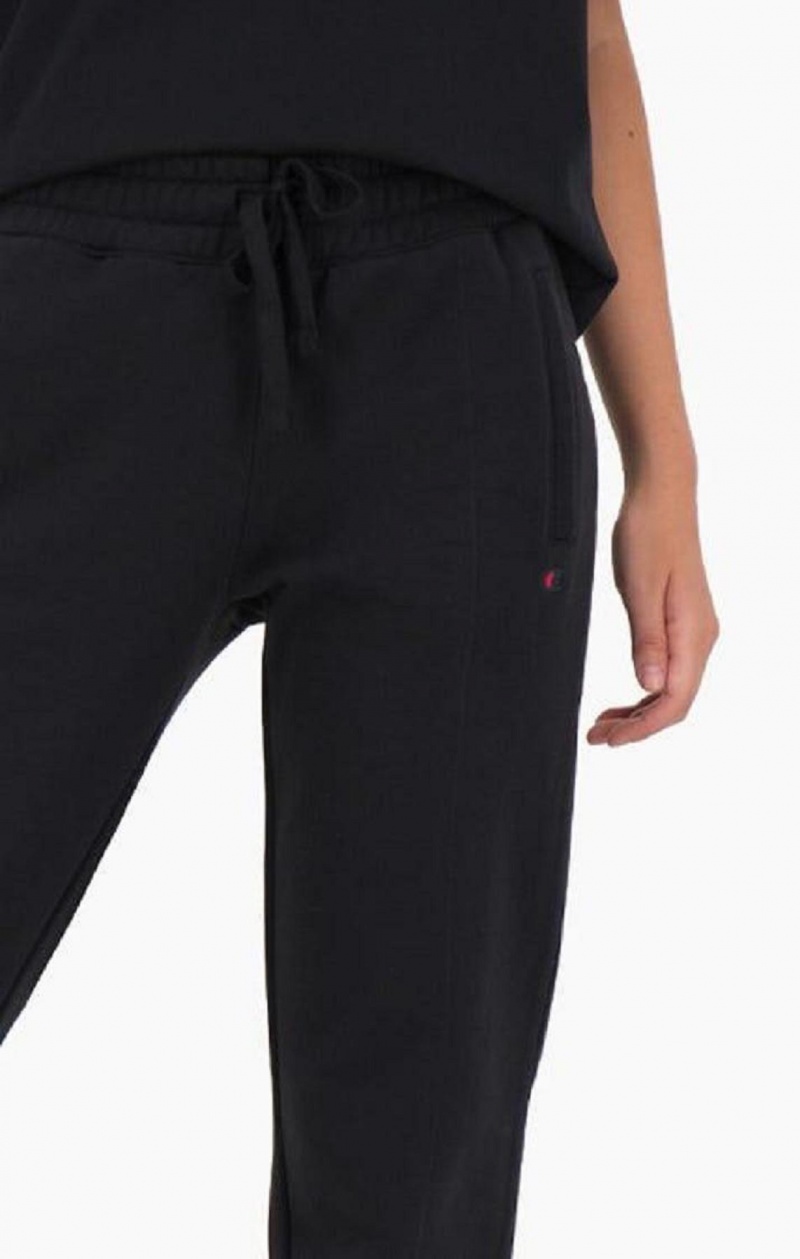 Pantalon Jogger Champion Directo Leg Algodon Fleece Joggers Negras | 9083-KVLMY