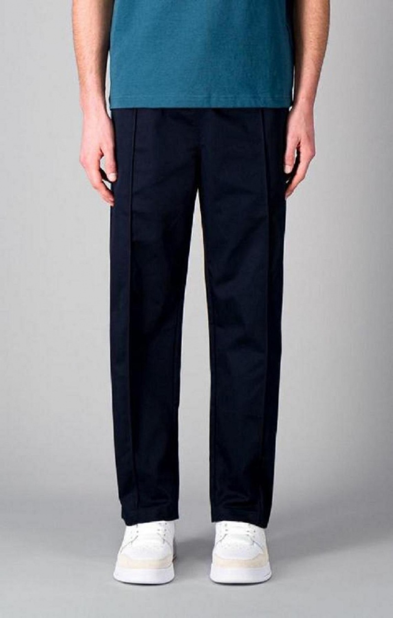 Pantalon Jogger Champion Directo Leg Front Seam Woven Trousers Azules Oscuro | 1948-JYSRN