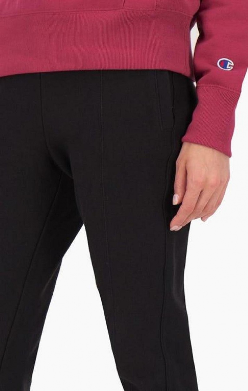 Pantalon Jogger Champion Directo Leg Reverse Weave Joggers Negras | 8596-QEZDU