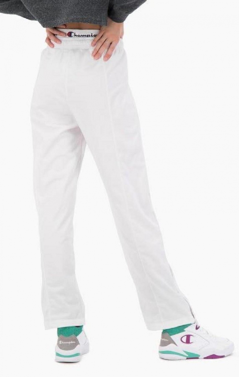 Pantalon Jogger Champion Double Waistband Popper Pista Pants Blancas | 5102-PELNA