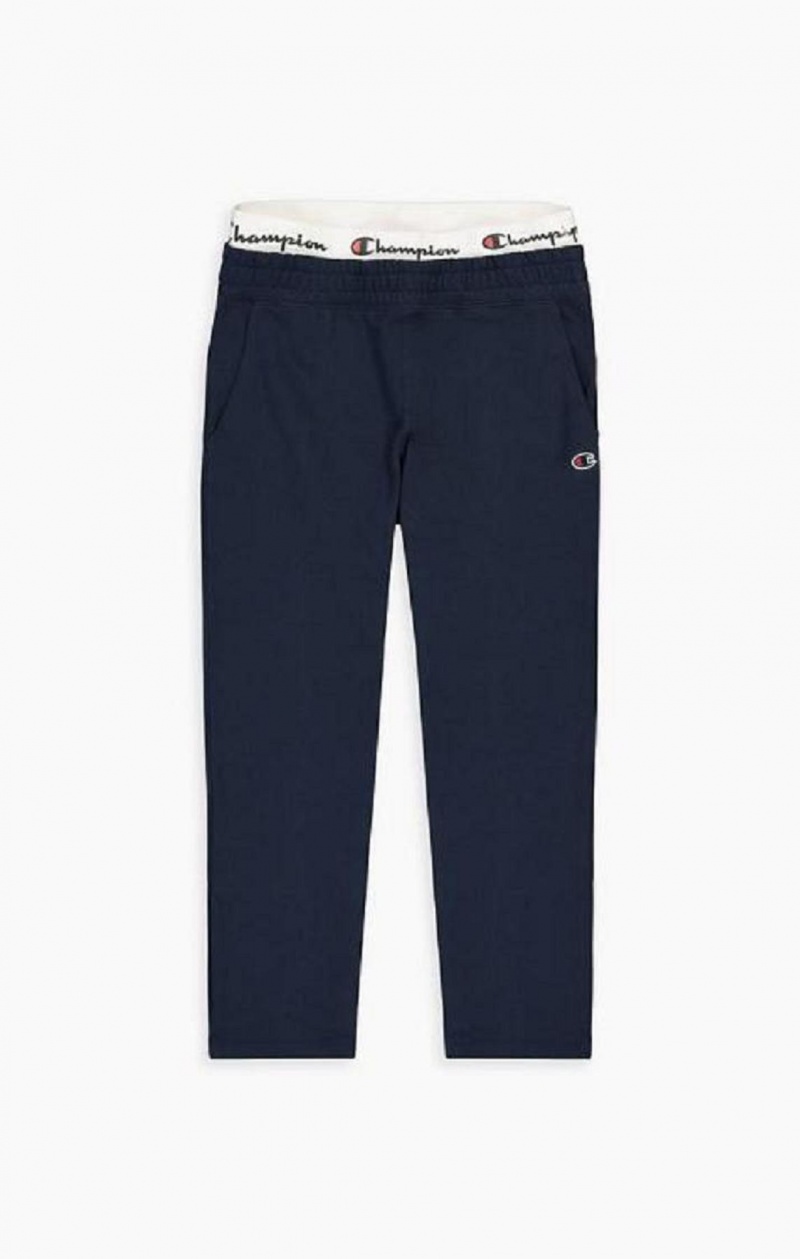 Pantalon Jogger Champion Double Waistband Seam Detail Joggers Azules Oscuro | 9156-GBUOY