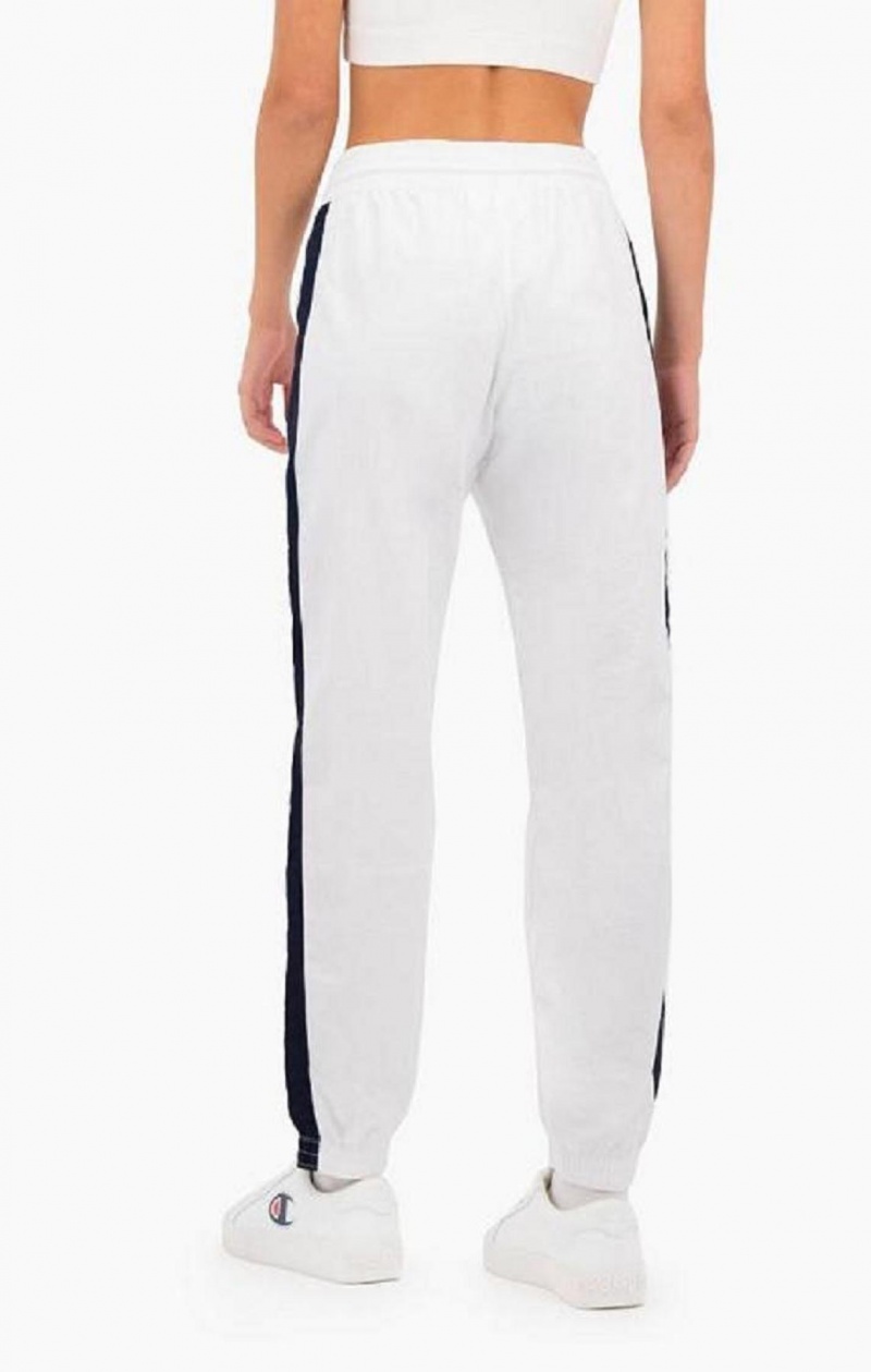 Pantalon Jogger Champion Jacquard Logo Tape Pista Pants Blancas | 3914-LUWGF