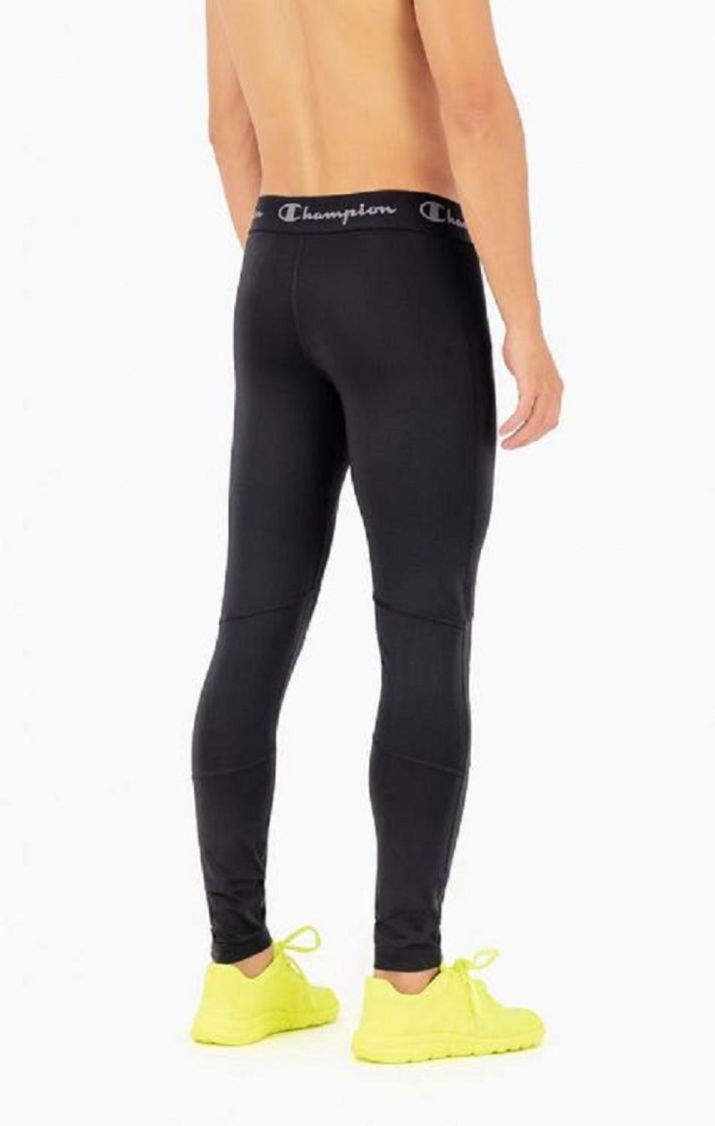 Pantalon Jogger Champion Logo Tape Stretch Leggings Negras | 0457-TURMD