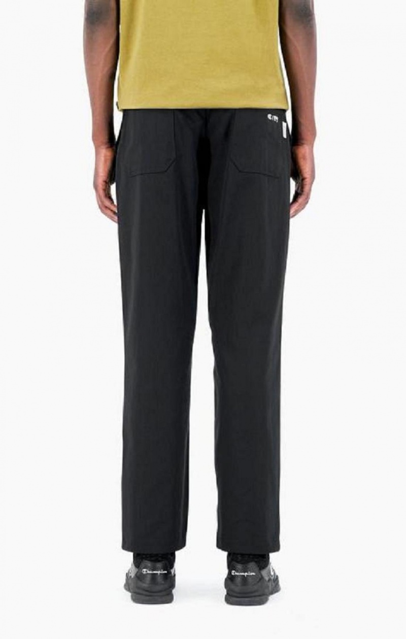 Pantalon Jogger Champion Pittsburgh MLB Directo Hem Woven Trousers Negras | 0294-YRJSI