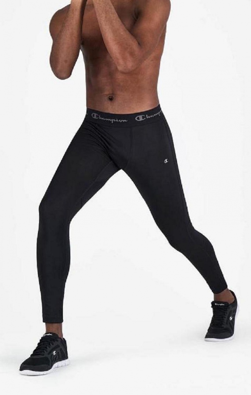 Pantalon Jogger Champion Quick Dry Compression Entrenamiento Leggings Negras | 7498-JKPTA