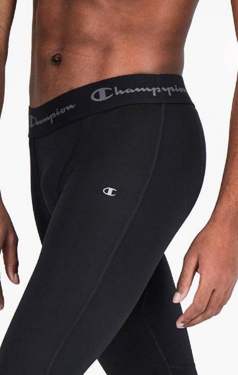 Pantalon Jogger Champion Quick Dry Compression Entrenamiento Leggings Negras | 7498-JKPTA