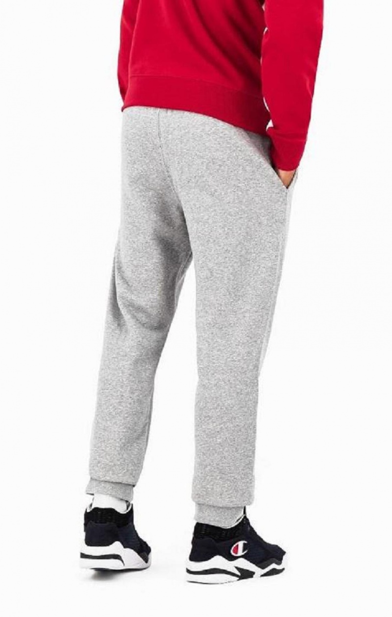 Pantalon Jogger Champion Script Logo Fleece Joggers Gris Oscuro | 6543-IXTEP