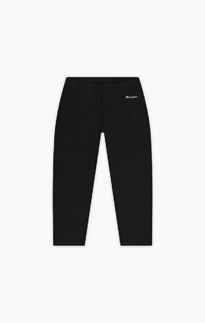 Pantalon Jogger Champion Script Logo Stretch Algodon Leggings Negras | 2943-HWSKR