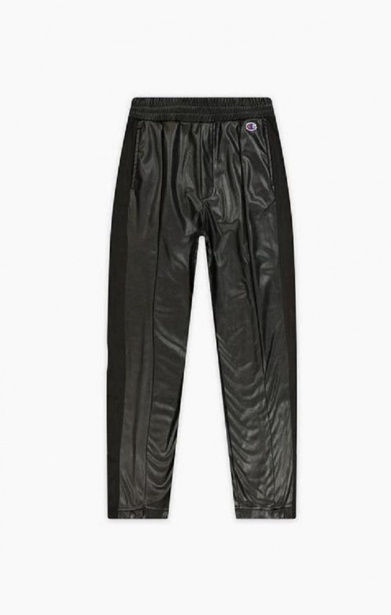 Pantalon Jogger Champion Seam Detail Snap Bottom Directo Leg Joggers Negras | 0839-QRSIC