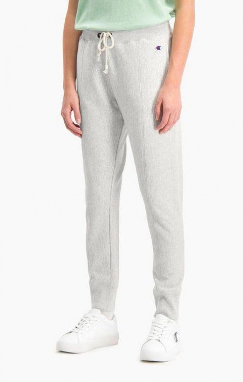 Pantalon Jogger Champion Slim Fit Seam Detail Reverse Weave Joggers Gris Claro | 7082-EJRGA