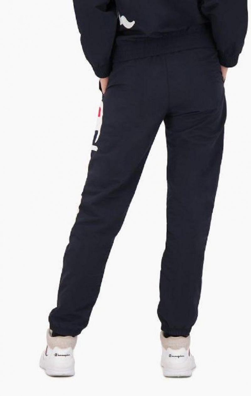 Pantalon Jogger Champion Statement Script Logo Leg Pista Pants Azules Oscuro | 0249-UOPDS