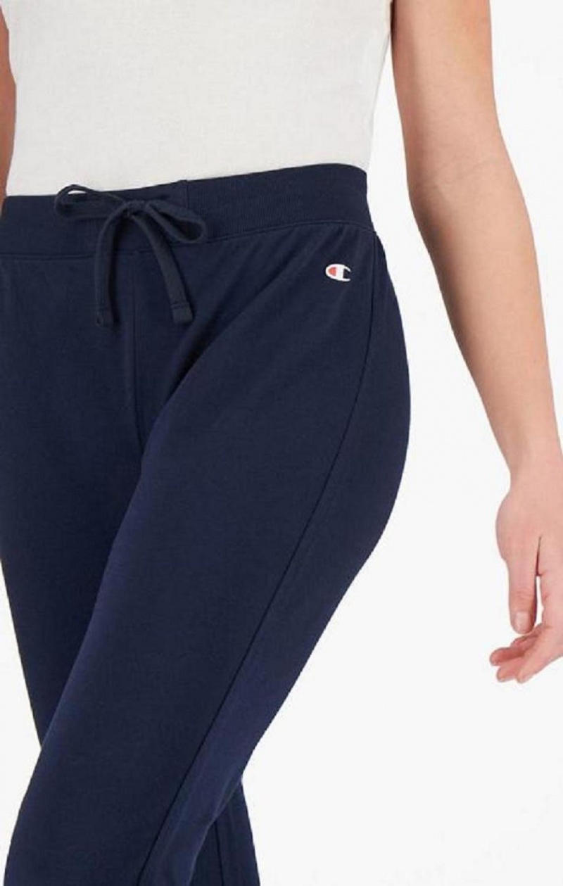 Pantalon Jogger Champion Stretch Algodon Terry Joggers Azules Oscuro | 8359-QAEWL