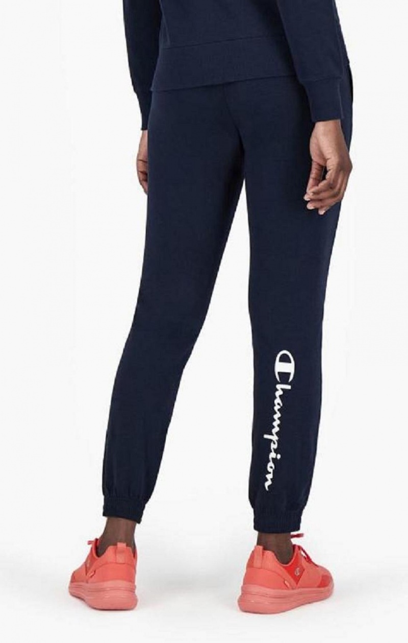 Pantalon Jogger Champion Stretch Algodon Terry Joggers Azules Oscuro | 3501-OILNA