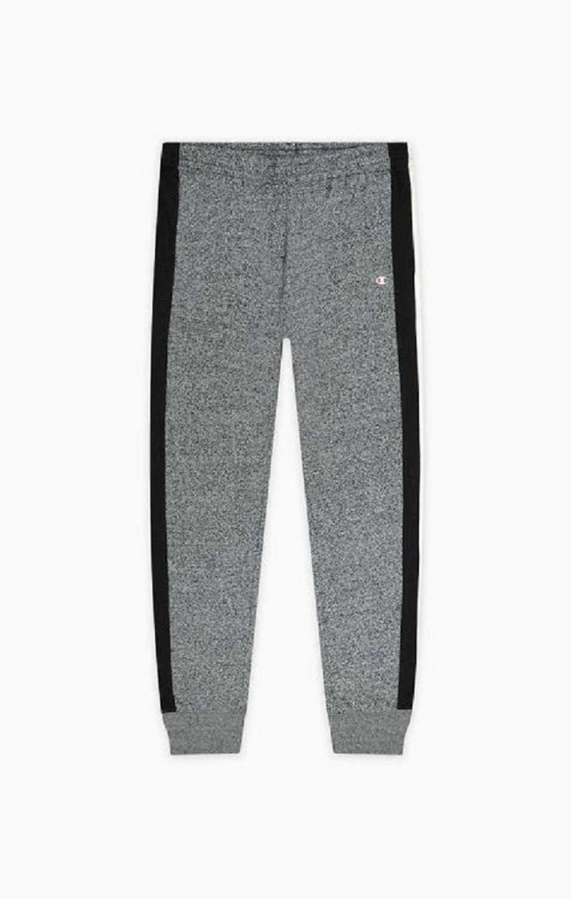 Pantalon Jogger Champion Stripe Insert Cuffed Joggers Gris Oscuro | 9623-XHWMV