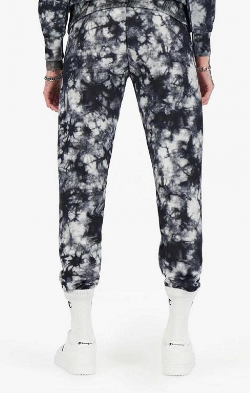 Pantalon Jogger Champion Tie Dye Digital Print Joggers Negras Blancas | 9402-GJEHC