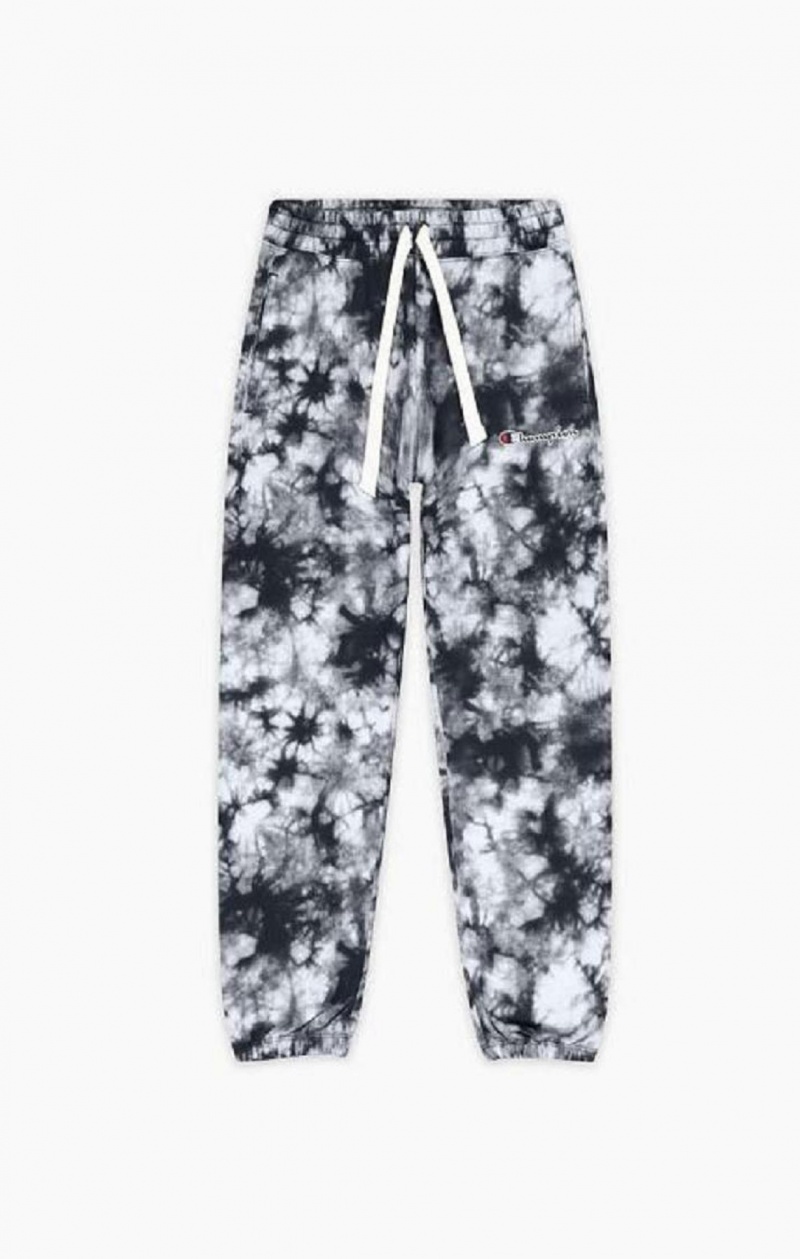 Pantalon Jogger Champion Tie Dye Digital Print Joggers Negras Blancas | 9402-GJEHC