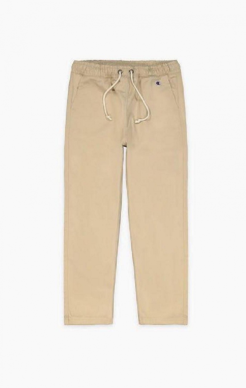 Pantalon Jogger Champion Woven Tapered Chino Pants Beige | 9857-JEVIC