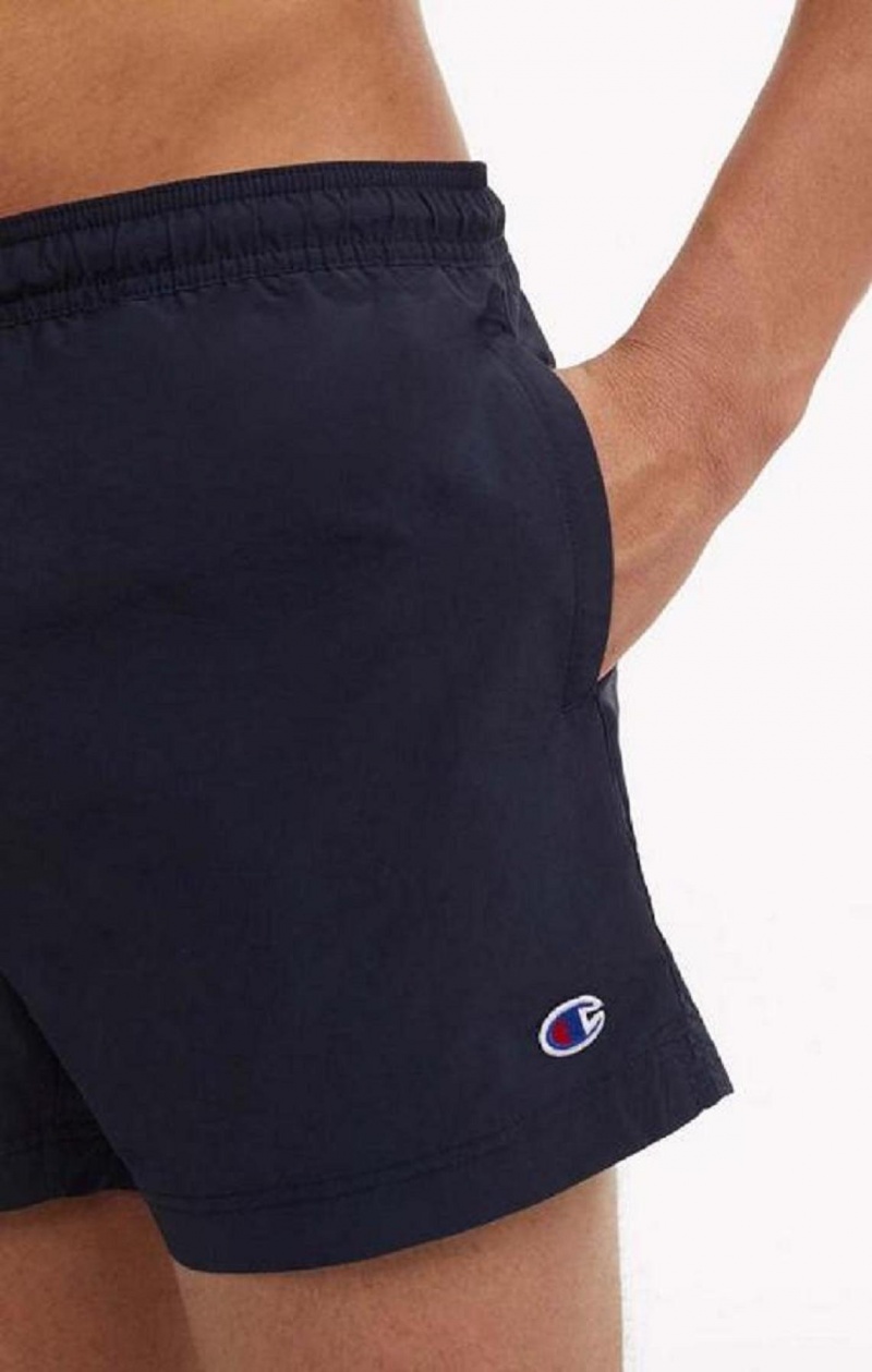 Ropa de Baño Champion Contrast Seam Detail Swim Shorts Azules Oscuro | 1853-YJBTK