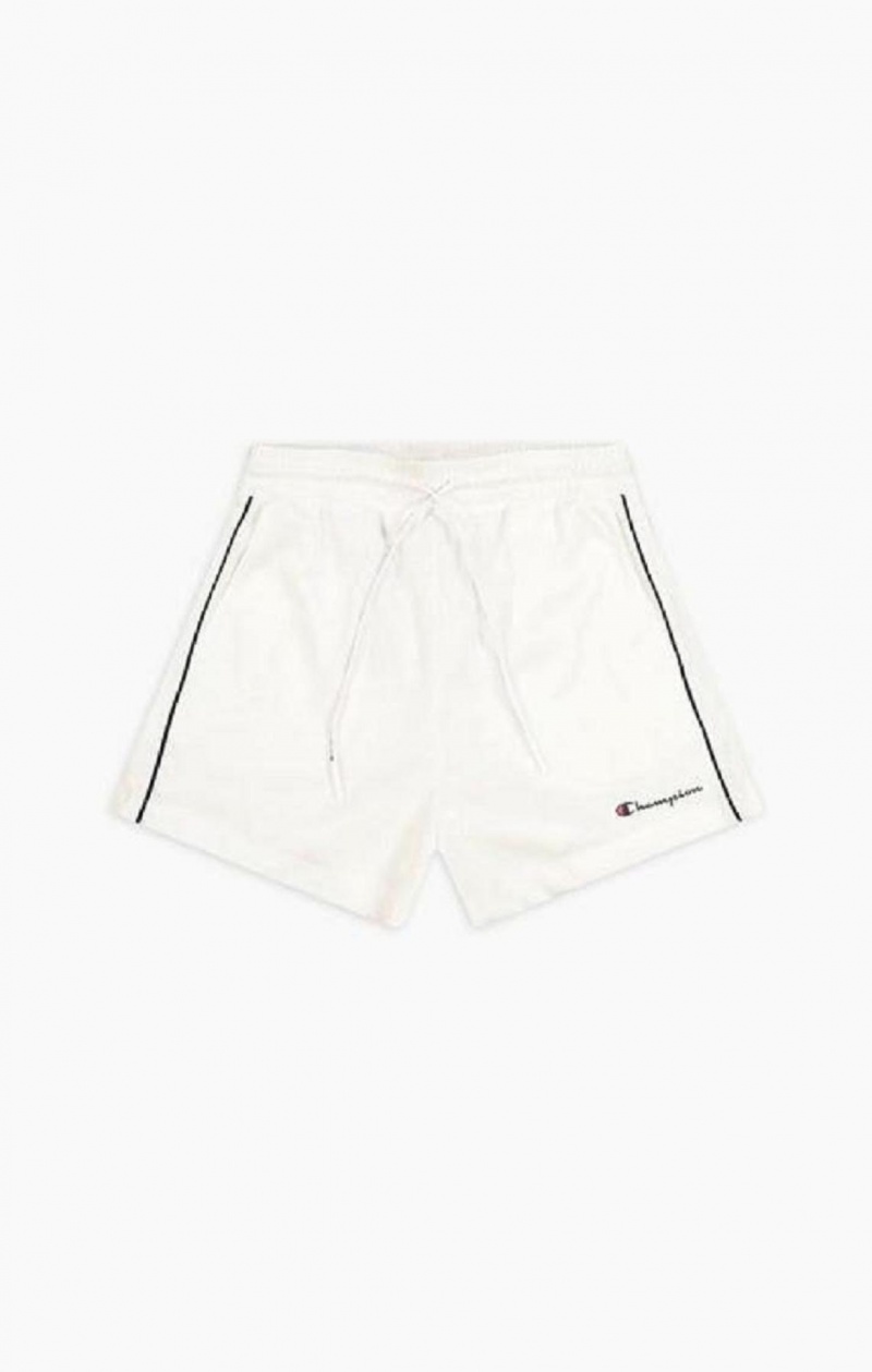 Short Champion All-over Script Logo Shorts Blancas | 5410-ODAKC