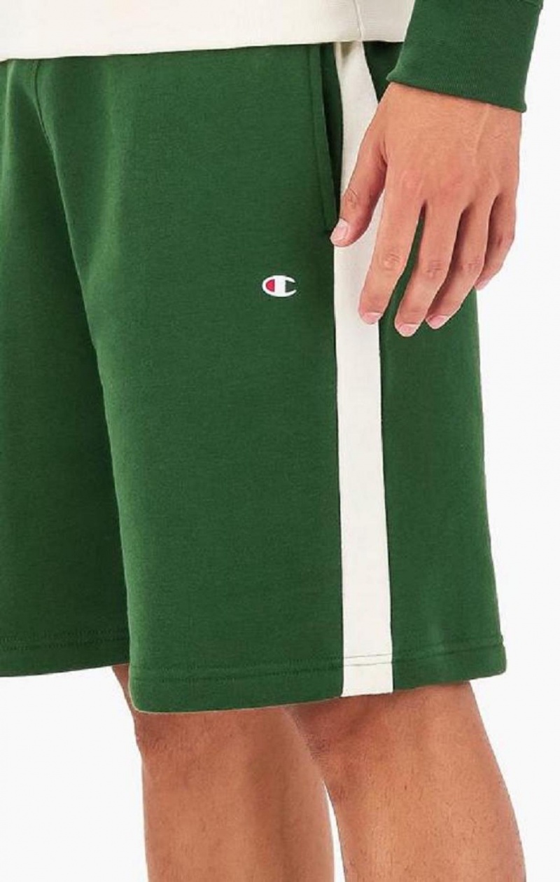 Short Champion C Logo Fleece Bermuda Shorts Verde Claro | 1304-IYVXE