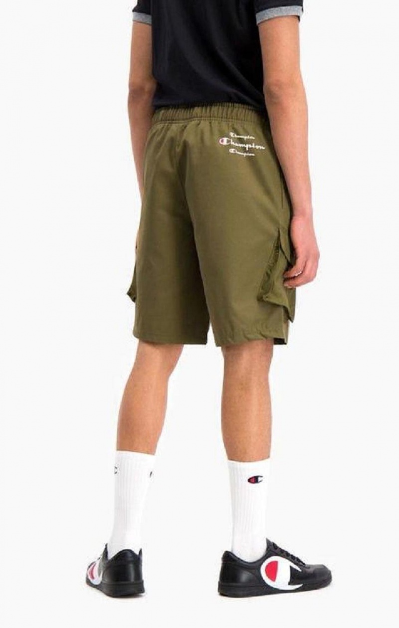 Short Champion Cargo Pocket Shorts Verde | 0971-UDQME