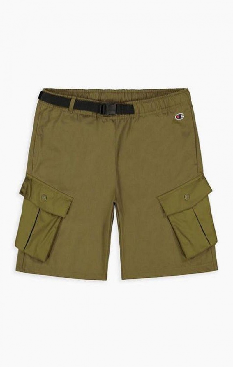 Short Champion Cargo Pocket Shorts Verde | 0971-UDQME