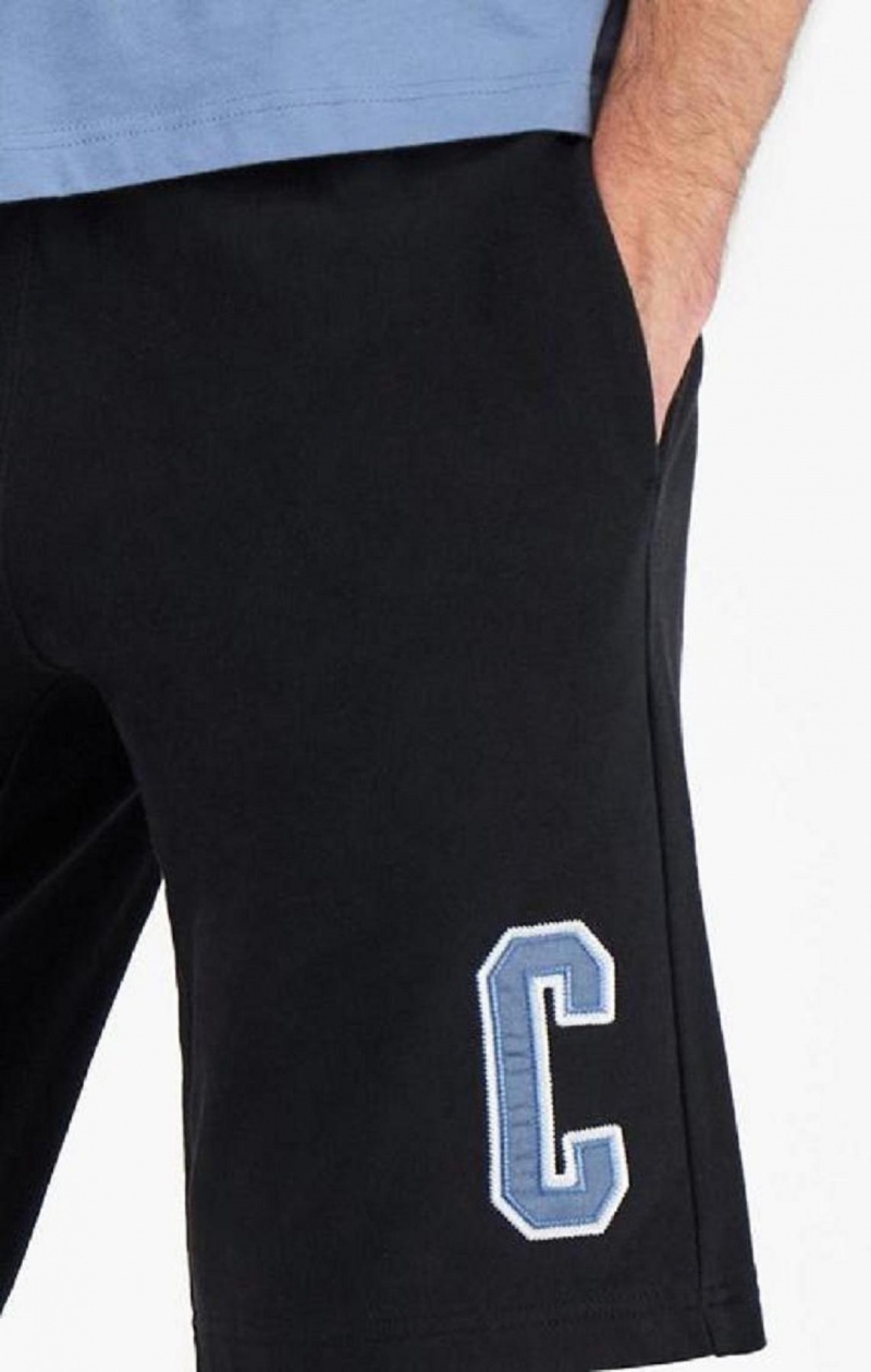 Short Champion Collegiate C Logo Shorts Negras | 3710-ULIHO