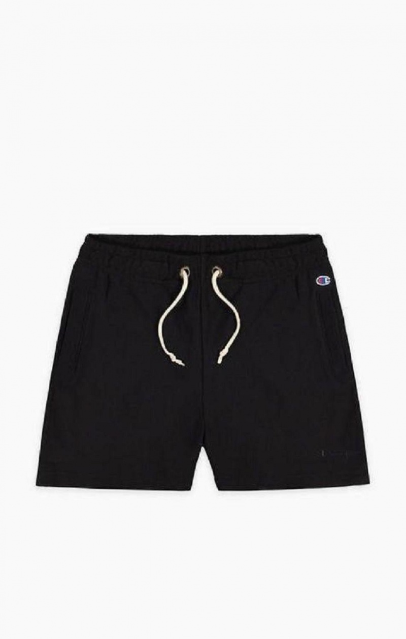 Short Champion Ligeros Reverse Weave Shorts Negras | 1374-WSBNR