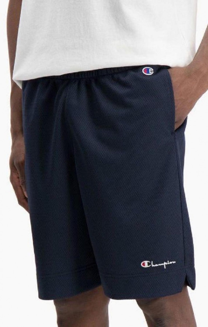 Short Champion Mesh Basketball Logo Shorts Blancas | 8264-JXISY