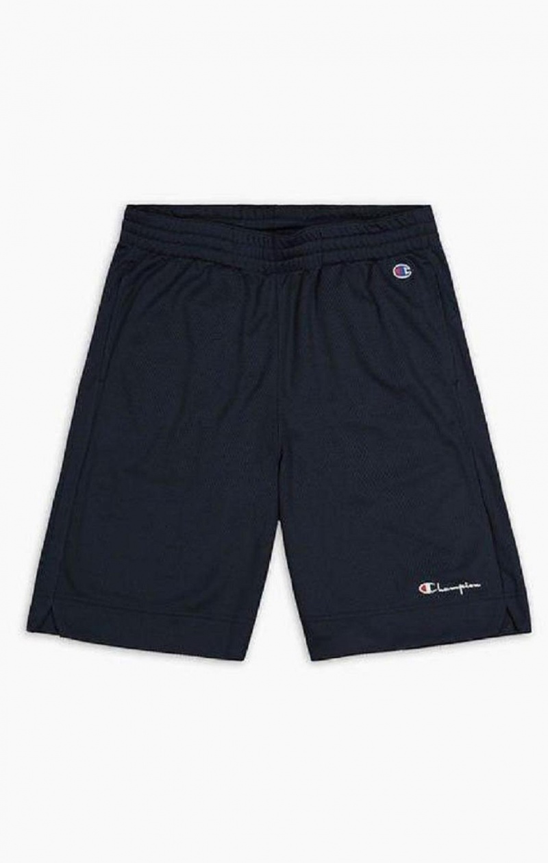 Short Champion Mesh Basketball Logo Shorts Blancas | 8264-JXISY