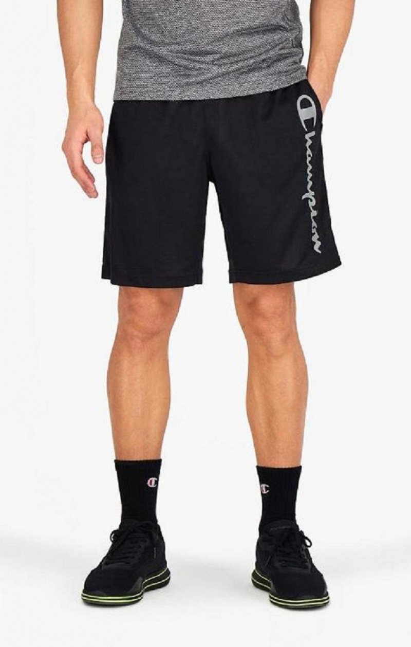 Short Champion Reflective Script Logo Shorts Negras | 4725-ETZKA