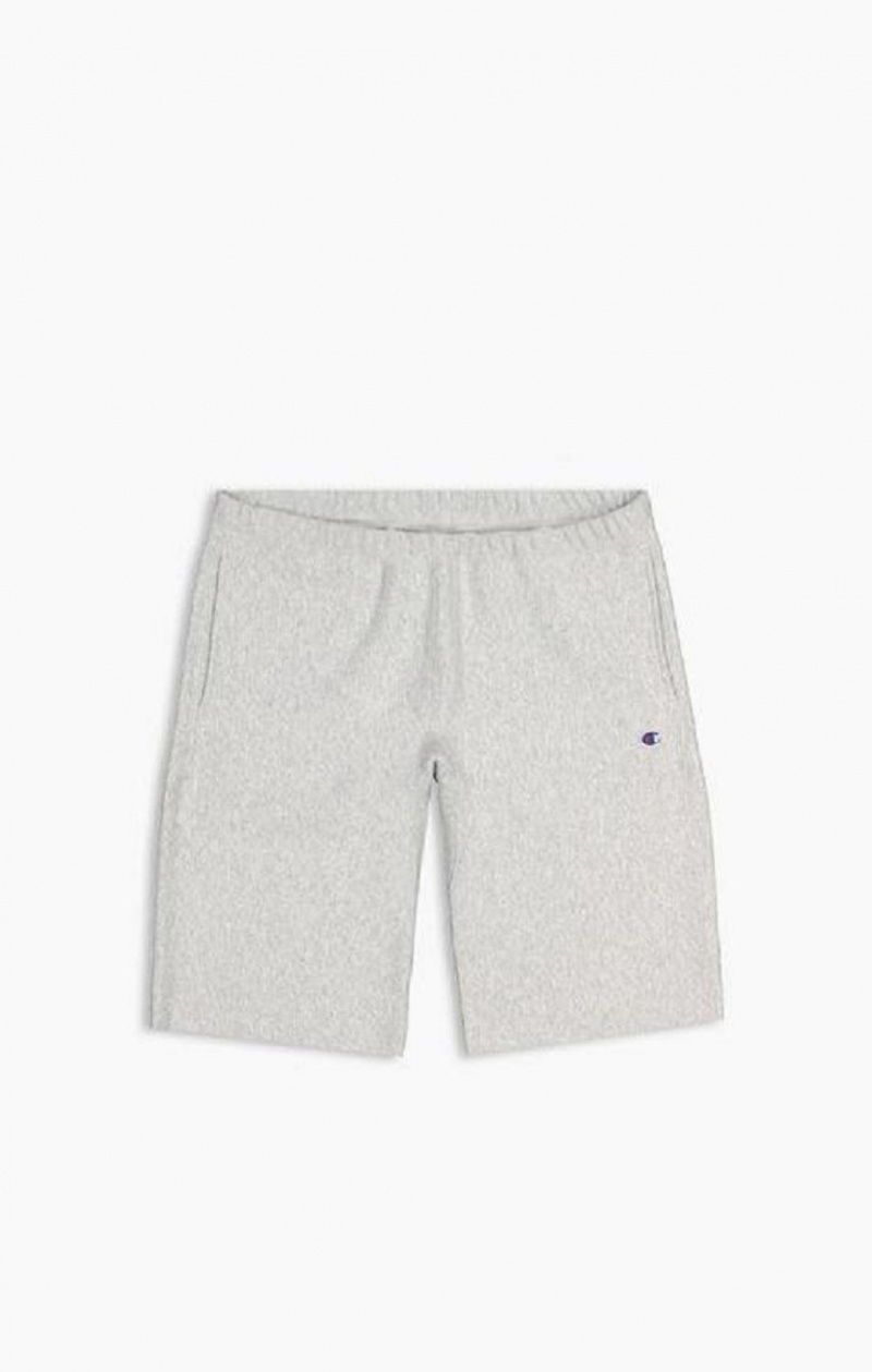 Short Champion Reverse Weave Long Shorts Gris Claro | 3081-YRXQB