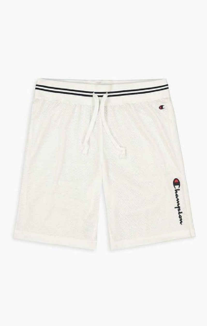 Short Champion Vertical Script Logo Shorts Blancas | 2710-FWNRZ