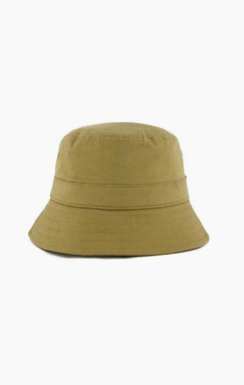 Sombreros Champion C Logo Patch Bucket Hat Verde Oliva Verde | 5470-PHFSL