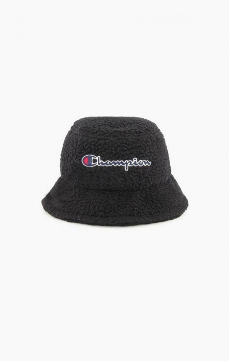 Sombreros Champion Embroidered Script Logo Bucket Hat Negras | 9254-ZBUPV