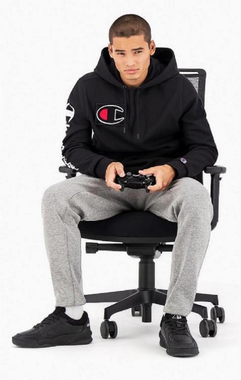 Sudadera con Capucha Champion Ultimate Gaming Hoodie Negras | 3275-CQSWM