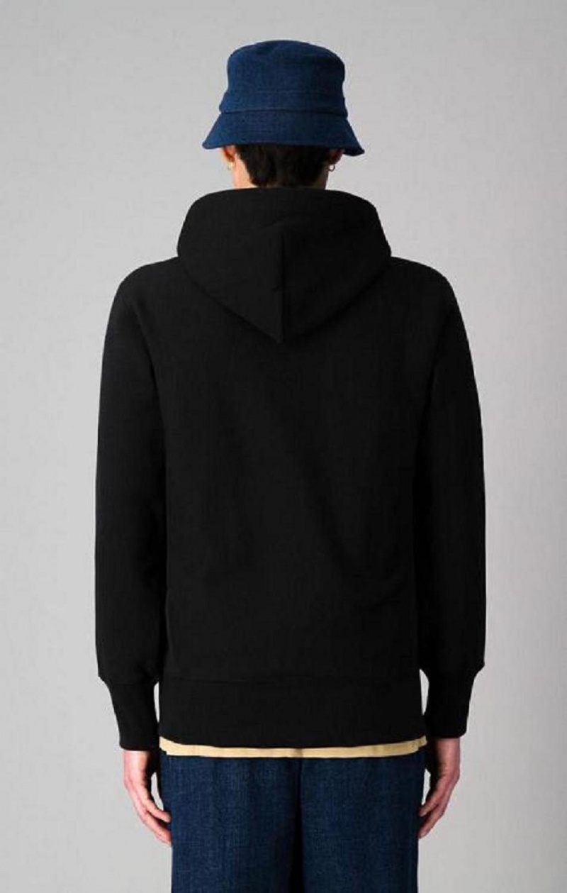 Sudadera con Capucha Champion Zip-Up Script Logo Hoodie Negras | 0692-ZKJPM