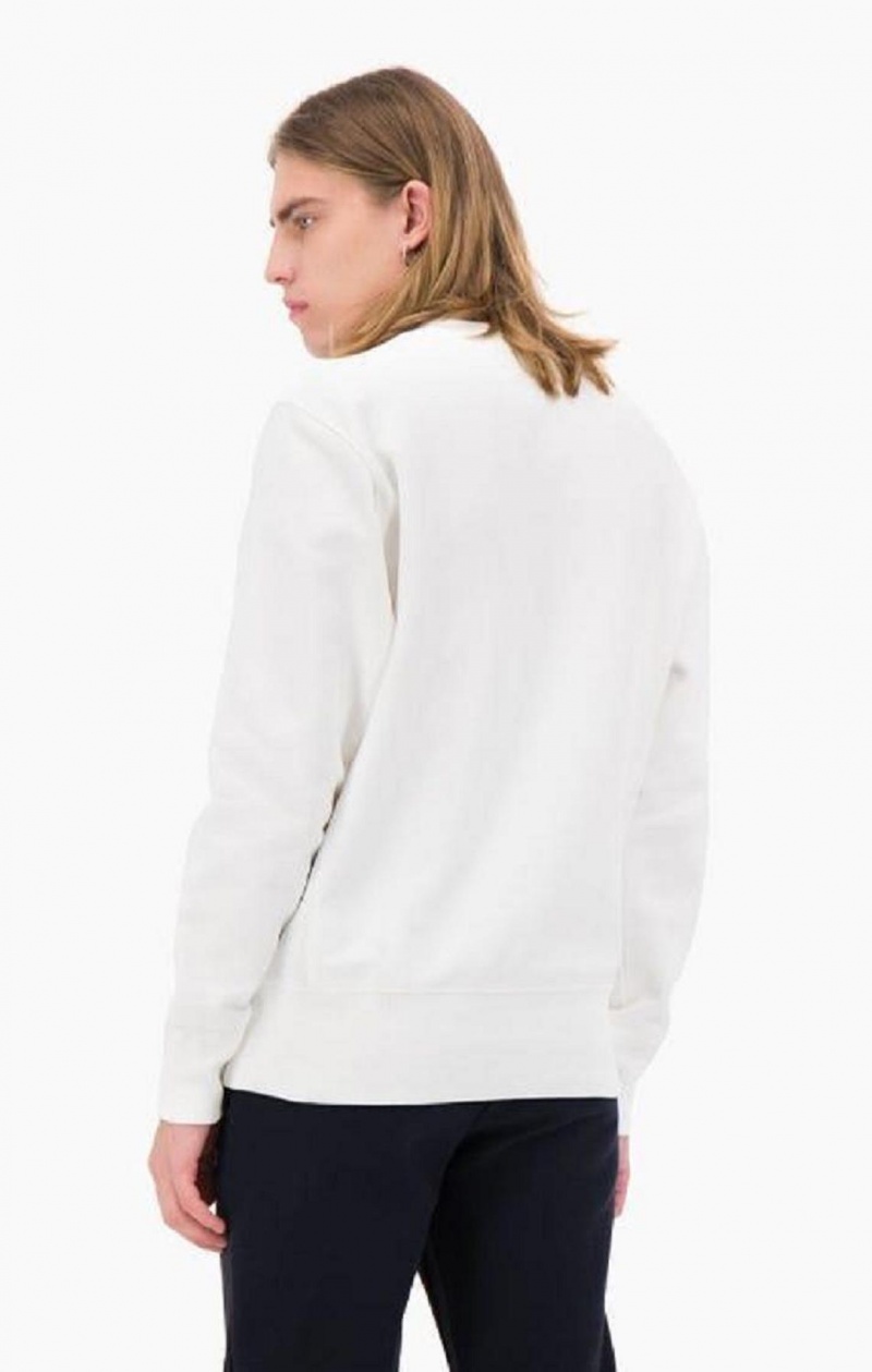 Sudaderas Champion Archive Print Reverse Weave Sweatshirt Blancas | 7021-PFRHX