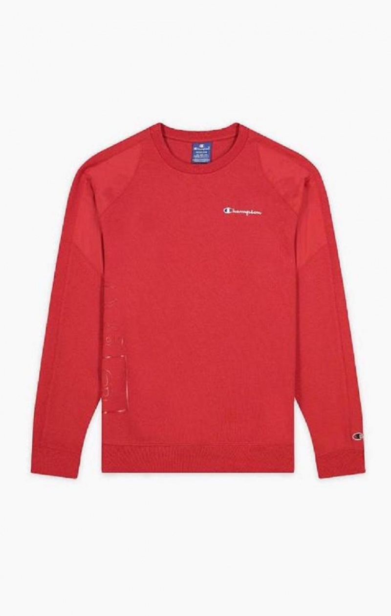 Sudaderas Champion Estampadas Logo Print Acolchado Insert Sweatshirt Rojas | 5234-MOFLI