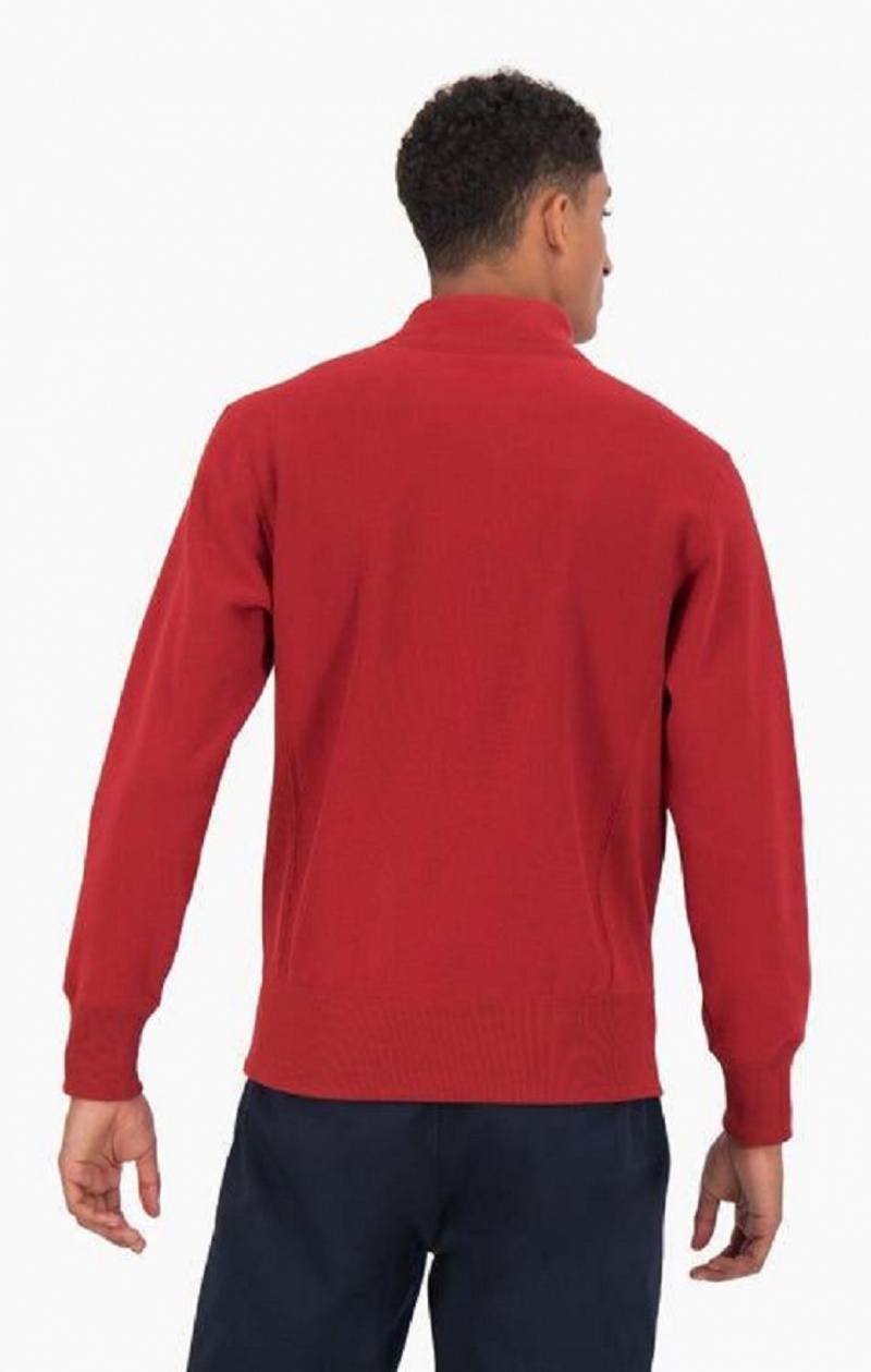 Sudaderas Champion Half Zip-Up Reverse Weave Sweatshirt Burdeos | 8034-RTHVP