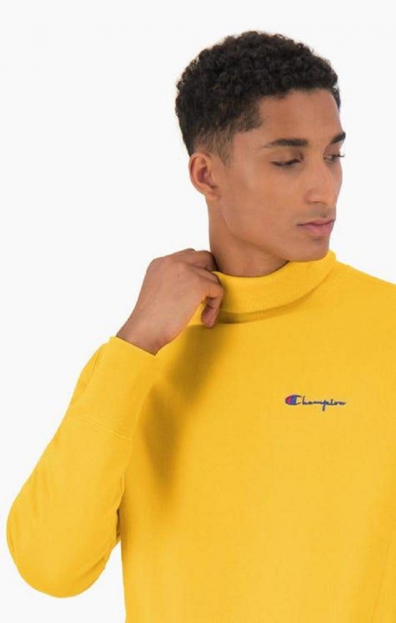 Sudaderas Champion High Neck Reverse Weave Sweatshirt Doradas | 2143-LSJPK