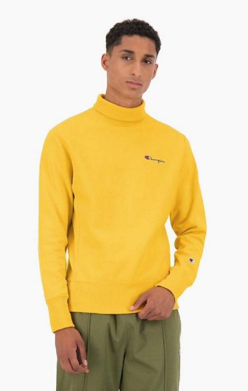 Sudaderas Champion High Neck Reverse Weave Sweatshirt Doradas | 2143-LSJPK