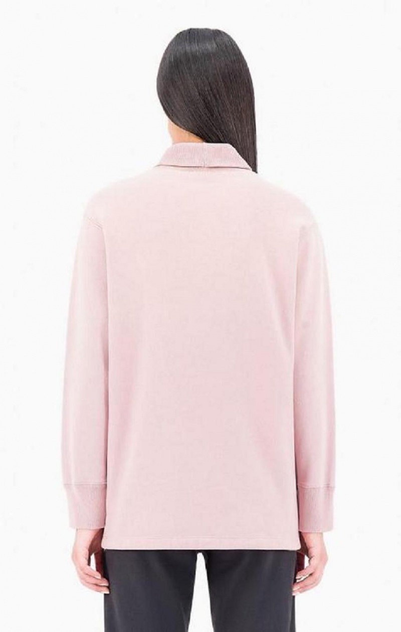 Sudaderas Champion Ombré Wash High Neck Sweatshirt Rosas | 8162-BTGLP