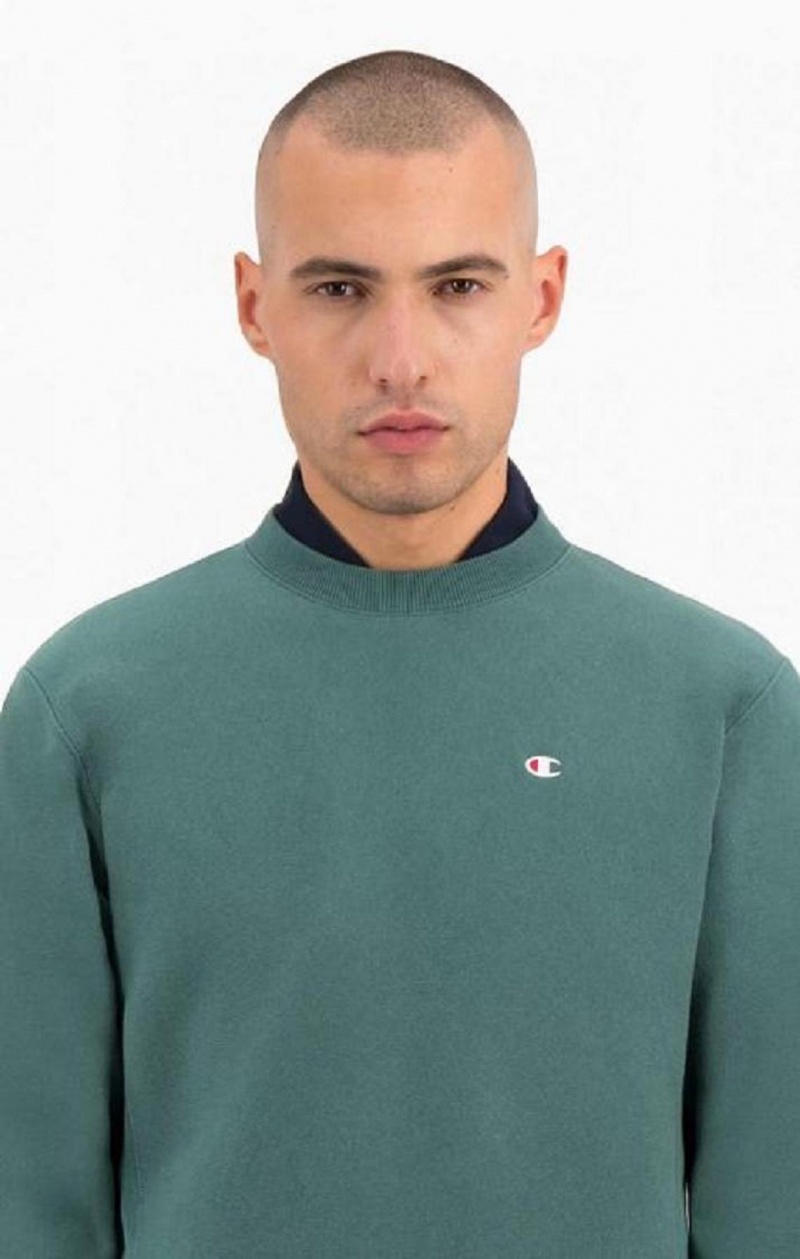 Sudaderas Champion Reverse Weave Sweatshirt Verde | 8725-VRLFB