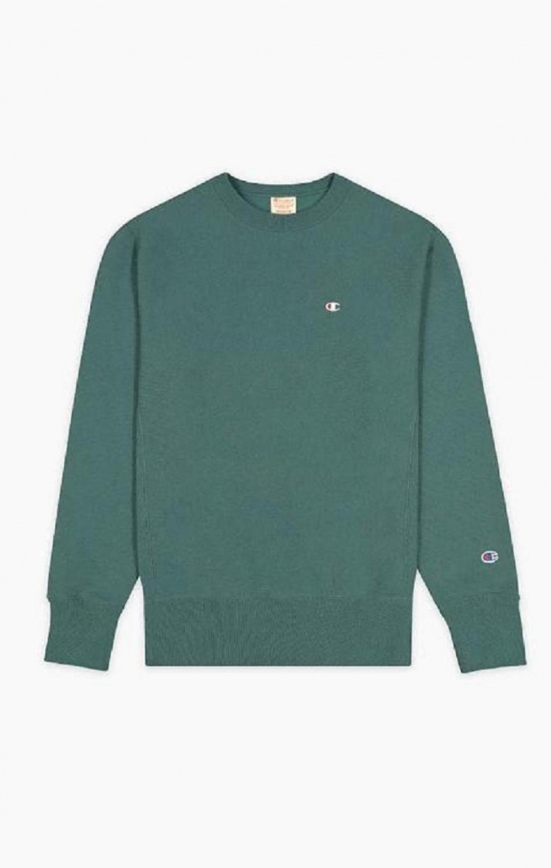 Sudaderas Champion Reverse Weave Sweatshirt Verde | 8725-VRLFB