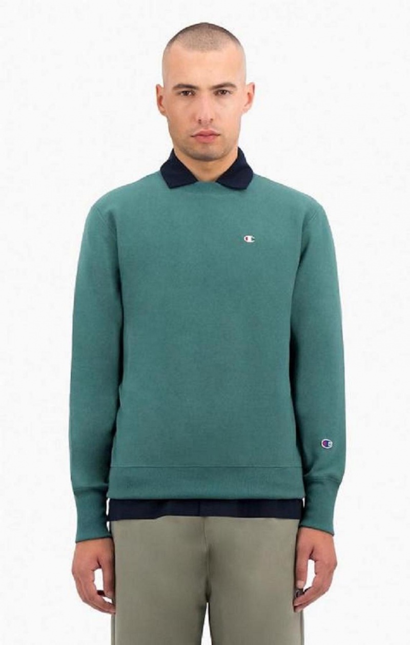 Sudaderas Champion Reverse Weave Sweatshirt Verde | 8725-VRLFB