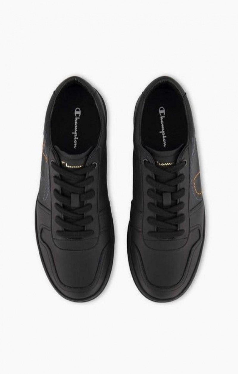 Zapatillas Champion 919 Low Logo Outline Trainers Negras | 8056-FVKPG