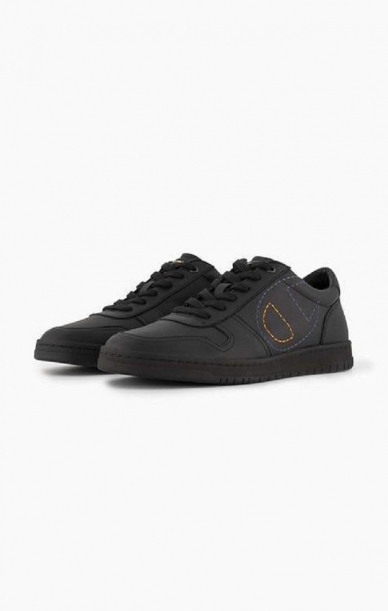 Zapatillas Champion 919 Low Logo Outline Trainers Negras | 8056-FVKPG