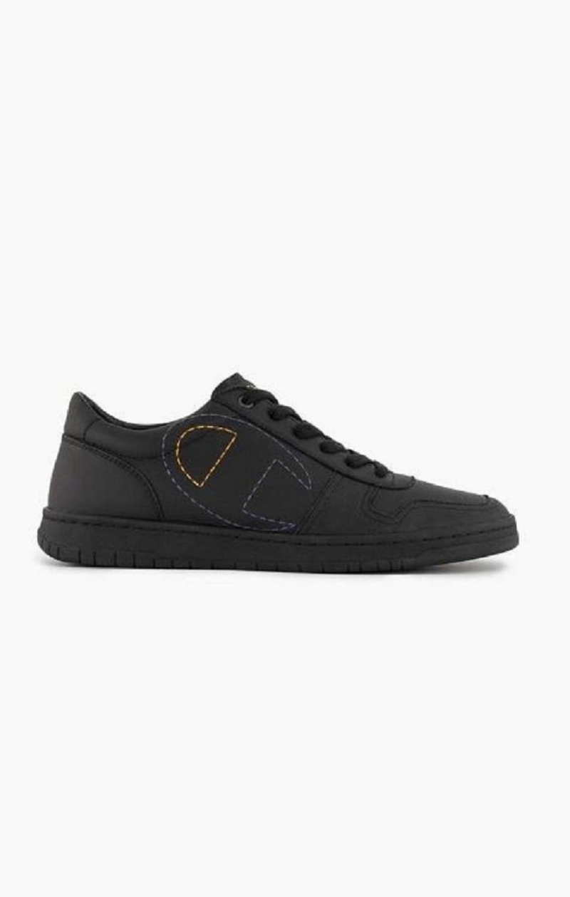 Zapatillas Champion 919 Low Logo Outline Trainers Negras | 8056-FVKPG