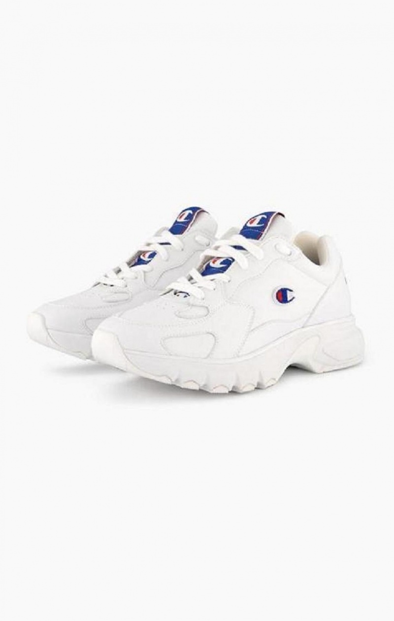 Zapatillas Champion CWA Cuero C Trainers Blancas | 8723-WFQJN